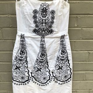 EUC Banana Republic Size 0 Strapless Dress